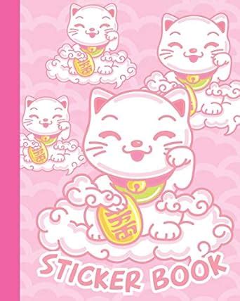 Buy Sticker Book: Permanent Blank Sticker Collection Book for Girls ...