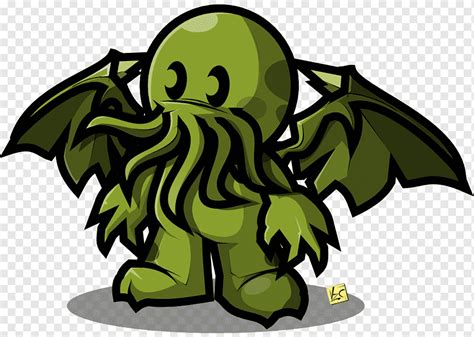 Cthulhu Mythos Universo lovecraftiano, cthulhu, mammal, leaf, logo png ...