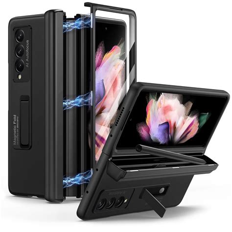 Buy seacosmo Case for Samsung Galaxy Z Fold 3 5G with Built-in Screen ...