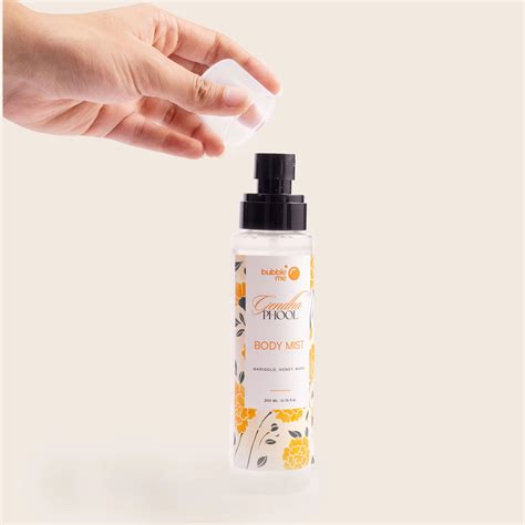 Buy Vegan, Paraben & Sulfate-Free Genda Phool Body Mist Perfume – Bubble Me