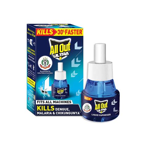 All Out Ultra Liquid Vaporizer Refill (45ml) | Kills Dengue, Malaria ...