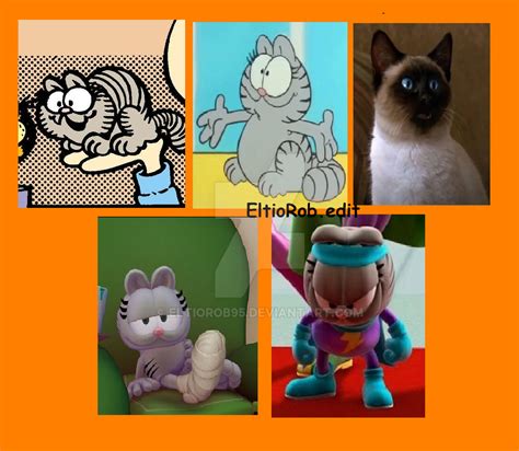 Nermal from garfield, compilation by EltioRob95 on DeviantArt