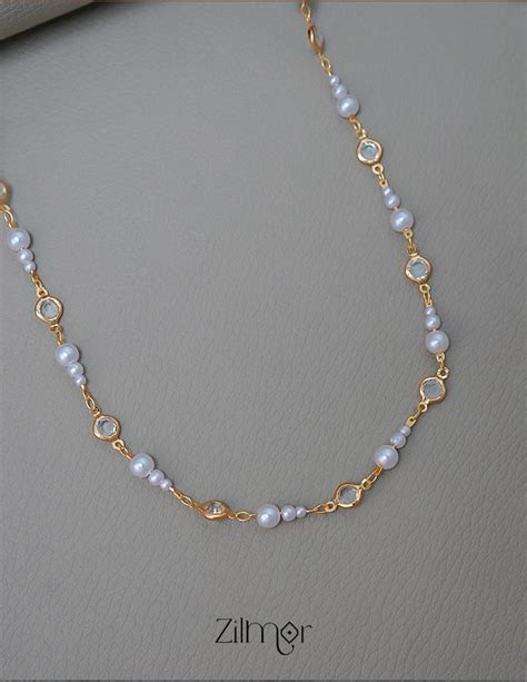PE101519 - Fresh water Pearl Necklace – Zilmor
