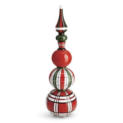 Festive Plaid Harper Topiary | Grandin Road