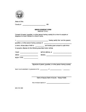 18 Printable consent form for minors Templates - Fillable Samples in ...