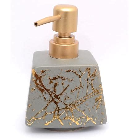 Skywalker Ceramic 250 ml Dots Carved Liquid Soap Dispenser (White ...