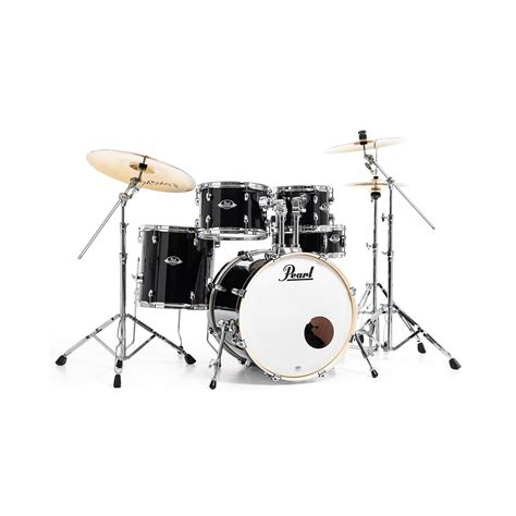 Pearl Export 22" Jet Black Complete Drumset « Drum Kit