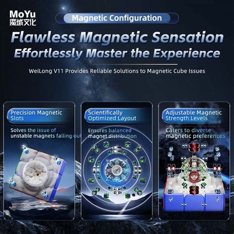 Buy MoYu WeiLong V11 3x3 (Magnetic) Speed Cube Online | Cubelelo