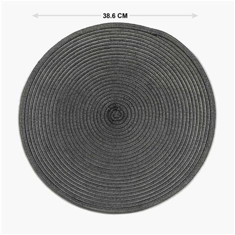 Buy Cinder Rosea Textured Placemat from Home Centre at just INR 225.0