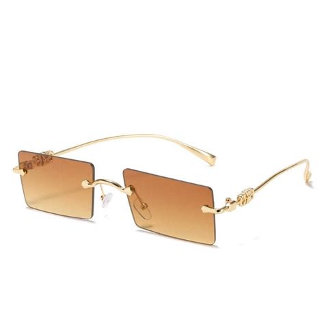 [ Andre ] Metal Rimless Sunglasses – Project Shades