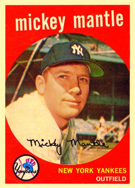 Baseball Cards Mickey Mantle at Sabrina Swensen blog