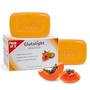 Buy Glutalight Papaya Soap | Glutathione & Papaya Extract | Body Tan ...