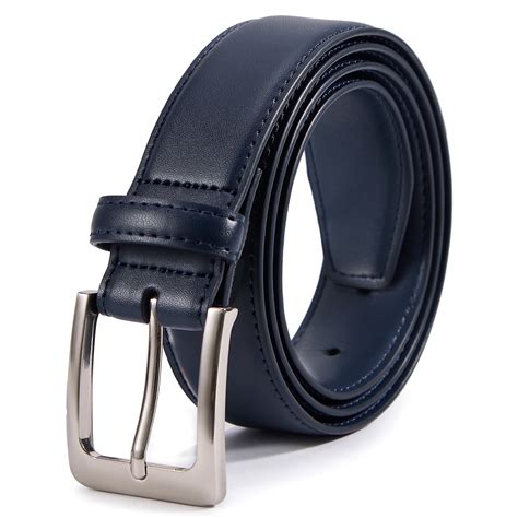 Fianmy Men's Belt, Genuine Leather Dress Belts for Men, Handmade ...