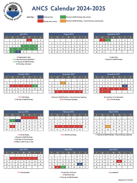 Chattanooga State Academic Calendar 2025-2026 Fall Printable ...