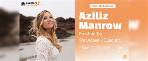 Aziliz Manrow en Showcase ! ?, E.Leclerc Pont l'Abbé, Quimper, 8 March ...