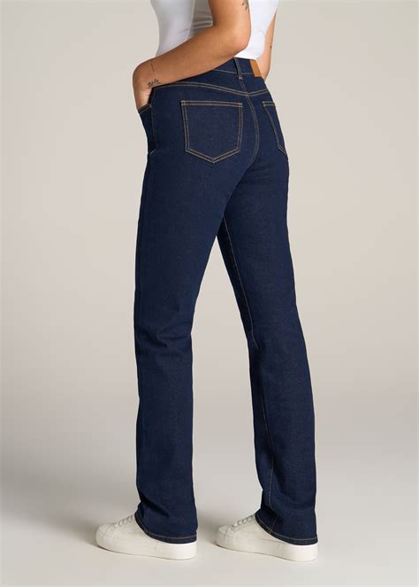 Harper High Rise Straight Stretch Tall Women's Jeans | American Tall
