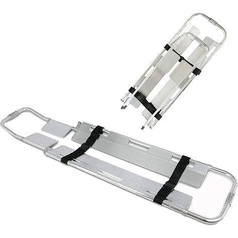Buy Folding Aluminum Scoop Stretcher, Adjustable Length Medical ...