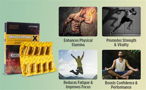 Dr. Vedas Ayurvedic Shila Gold Power X Capsules for Men | Enhanced ...