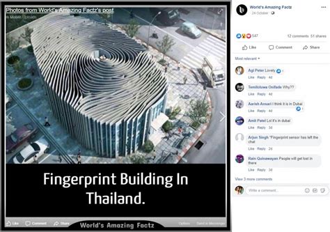 Fact Check: Is this fingerprint-shaped building for real? - India Today