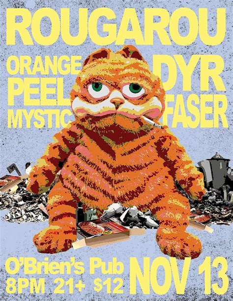 Rougarou / Orange Peel Mystic / Dyr Faser, O'Brien's Pub, Allston, 13 ...