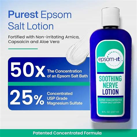 Epsom-It Soothing Nerve Super Concentrated Epsom Salt Lotion