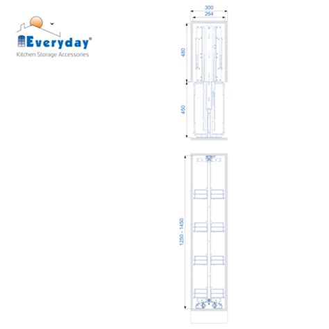 Pantry Pull Outs - Multi-Layer Vertical Pull-Outs for Modular Kitchens ...