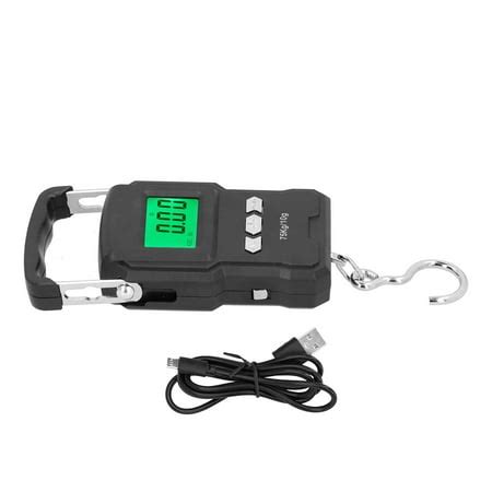LCD Scale,75kg USB Rechargeable Portable Portable Scale USB Scale Industry-Leading Standards ...