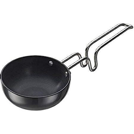 D'DUCE - Hard Anodized Tadka Pan/Vagariya with Riveted SS Handle Size 7 ...