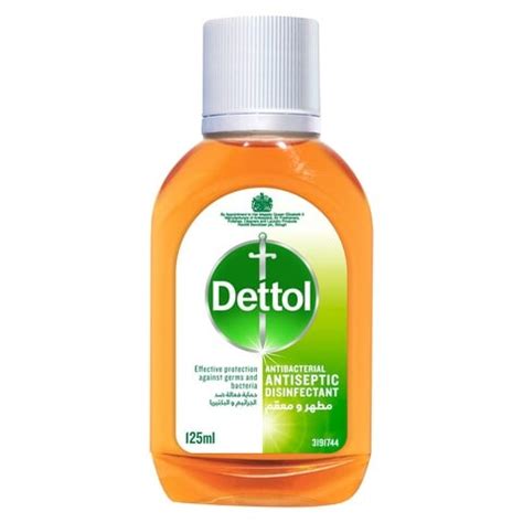 سائل ديتول المطهر المضاد للبكتيريا، 125 مل Dettol Antibacterial Antiseptic Disinfectant Liquid, 125ml