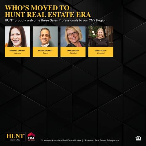 Who's Moved to HUNT Real Estate ERA - HUNT Real Estate Corporation Blog