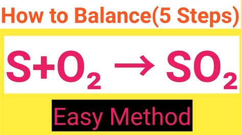 Image result for How to Balance S8 O2 SO3