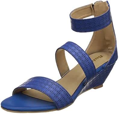 BATA Women's Minaj Blue Fashion Sandals-3 UK/India (36 EU)(6619017 ...