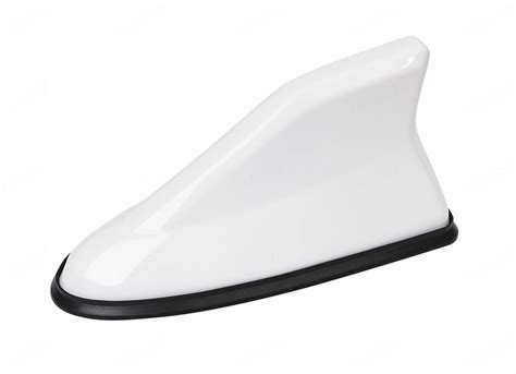 HUUSO Hybrid Aero Shark Fin Antenna (Upgraded 2.0, Color: White) Shark ...