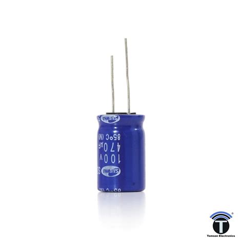 SAMWAH 470 uF/100 V Radial Electrolytic Capacitor – Tomson Electronics