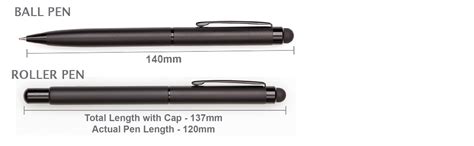 Submarine Full Matte Black 2 Pen Set (Roller & Ball Point Pen) Blue Ink ...