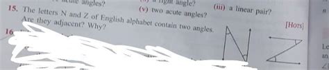 The letters N and Z of English alphabet contain two angles.Are they ...