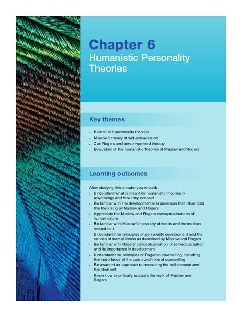 M06_MALT2908_02_SE_C06 Humanistic Personality Theories Overview and Key ...