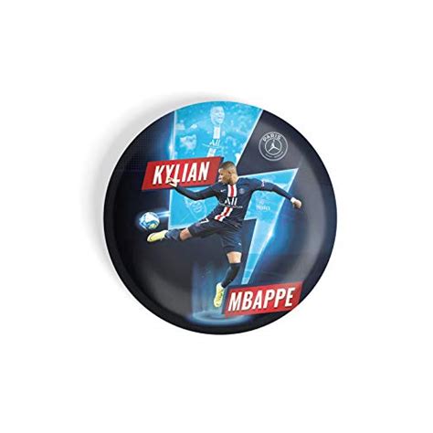 Buy dhcrafts Pin & Magnetic Badge Dual Purpose Blue Color Kylian Mbappe ...