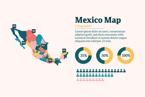 Graphical Map of Mexico 的图像结果