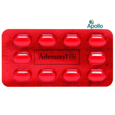 Adenoxyl HB Tablet 10's Price, Uses, Side Effects, Composition - Apollo ...