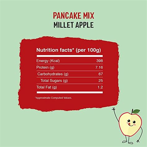 Timios Apple Millet Pan Cake Mix With Cocoa 150g — BasicBrowns