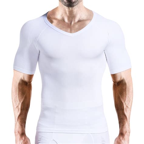 HÖTER Mens Slim and Tight Super Soft Compression & Slimming Shaper V ...