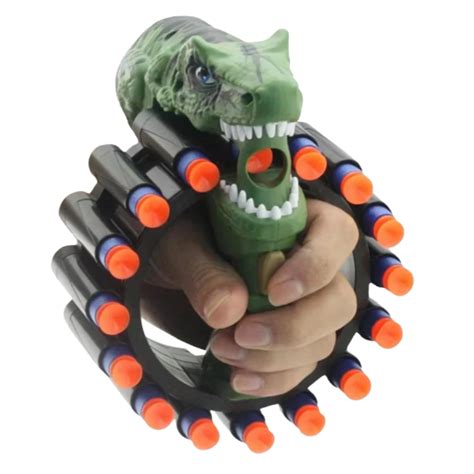 Dinosaur Roar Toy Gun | Easy Manual Reload with EVA Soft Bullets for K ...