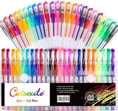 Glitter gel pens set online