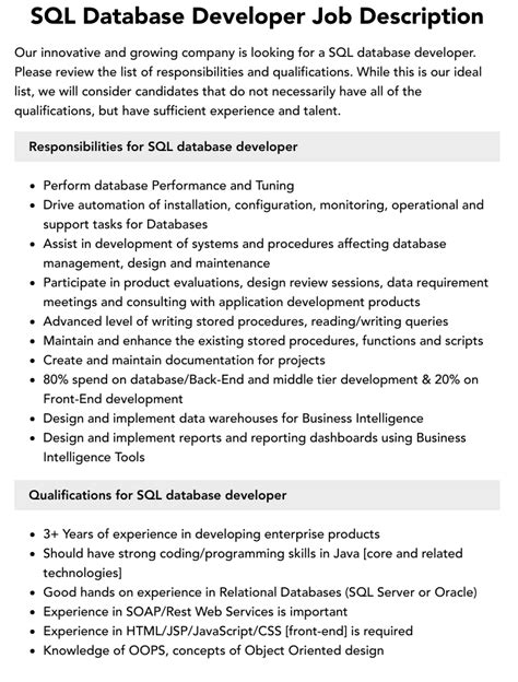 Image result for SQL Database Developer