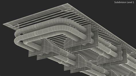 Industrial Steel Grating Walkway 3D | 3D Molier International
