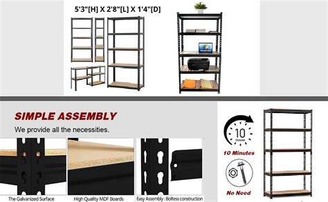 Ash & Roh Metal Organizer Rack with Powder Coated Wooden Frame ...