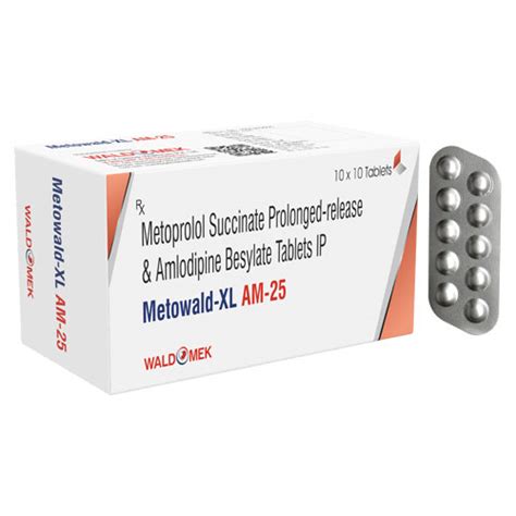 Metowald-XL AM 25 Tablets Gelmek Healthcare Pvt. Ltd