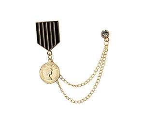 Buy Knighthood Black & Gold Queen Elizabeth II Honorary Hanging Chain ...