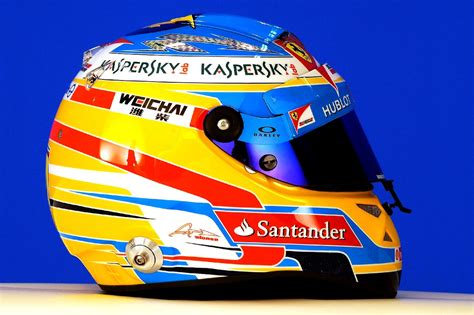 Helmets Kimi Raikkonen and Fernando Alonso (photo)